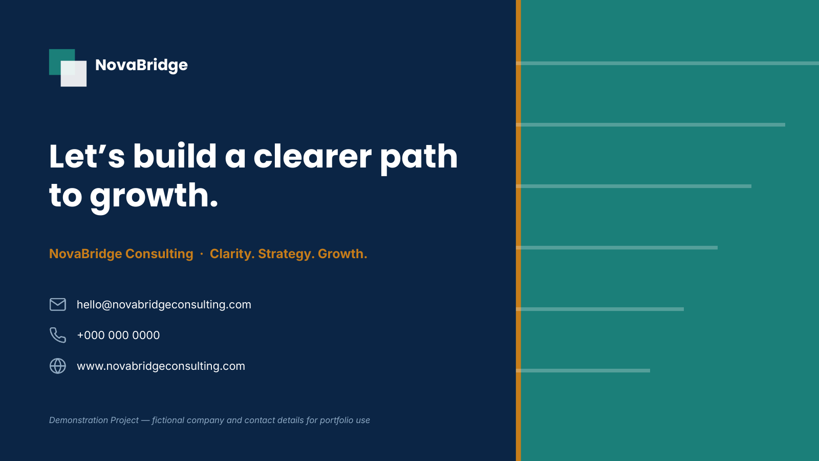 NovaBridge Consulting — Company Overview & Capability Presentation — slide 12 of 12