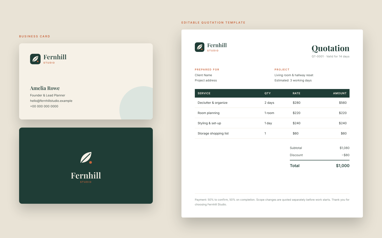 Fernhill Studio — Startup Website Sample — slide 6 of 6